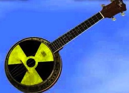 Banjolele with Nuclear Radiation Skin. Image © Stan Tunstall-Otterburn and Dream Images